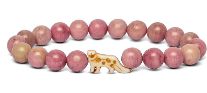 Fahlo Snow Leopard Pink Bracelet