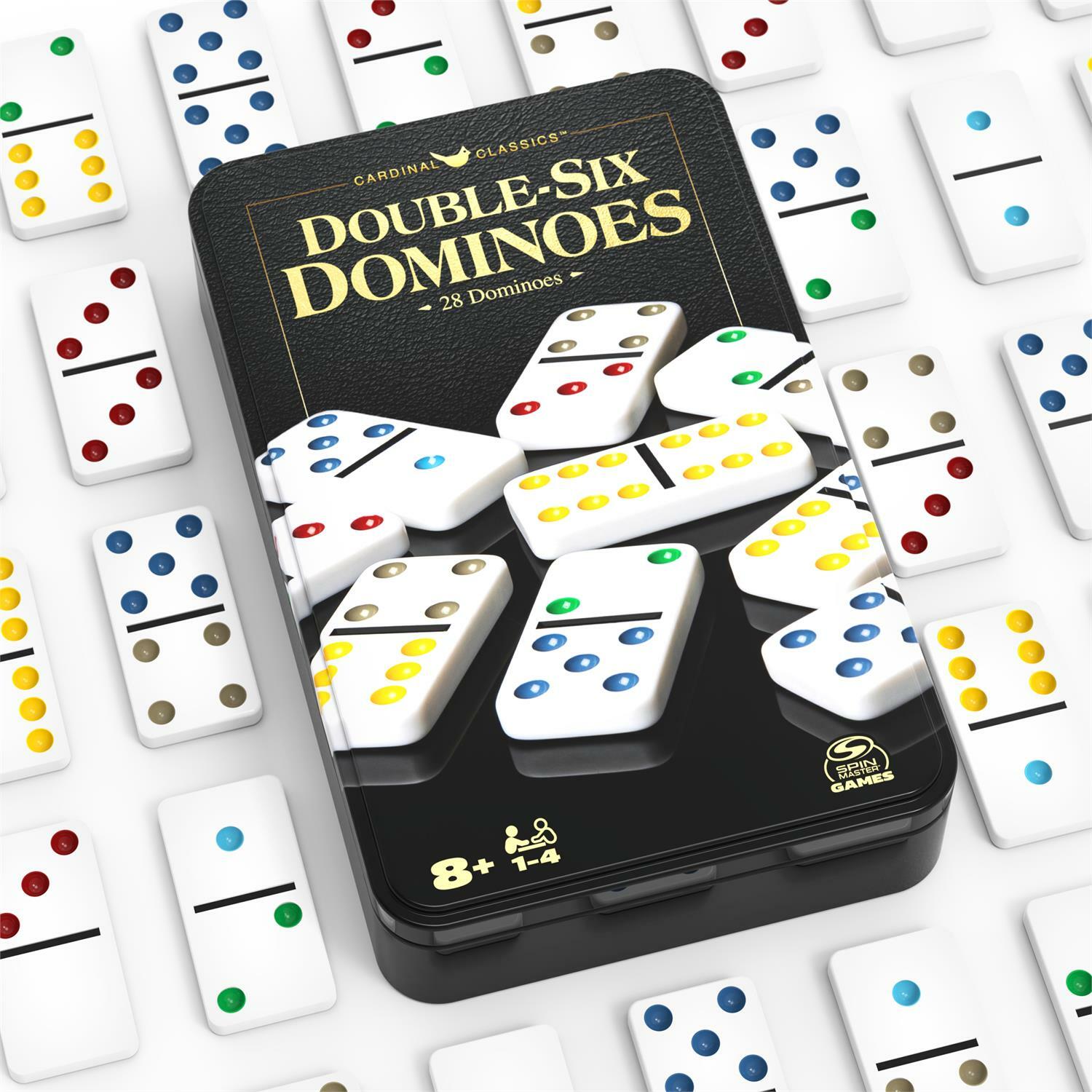 Double Six Dominoes Set in Storage Tin – Stevenson's Toys & Games
