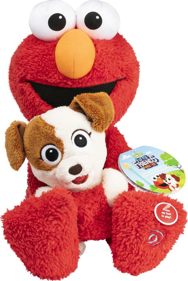 Dance and Play Elmo and Tango Animated Plush, 13 inch