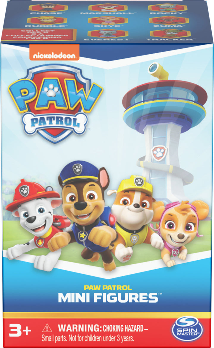 PAW Patrol , 10th Anniversary 2-inch Collectible Blind Box Mini Figure with Lookout Tower Container (Style May Vary), Kids Toys for Ages 3 and up