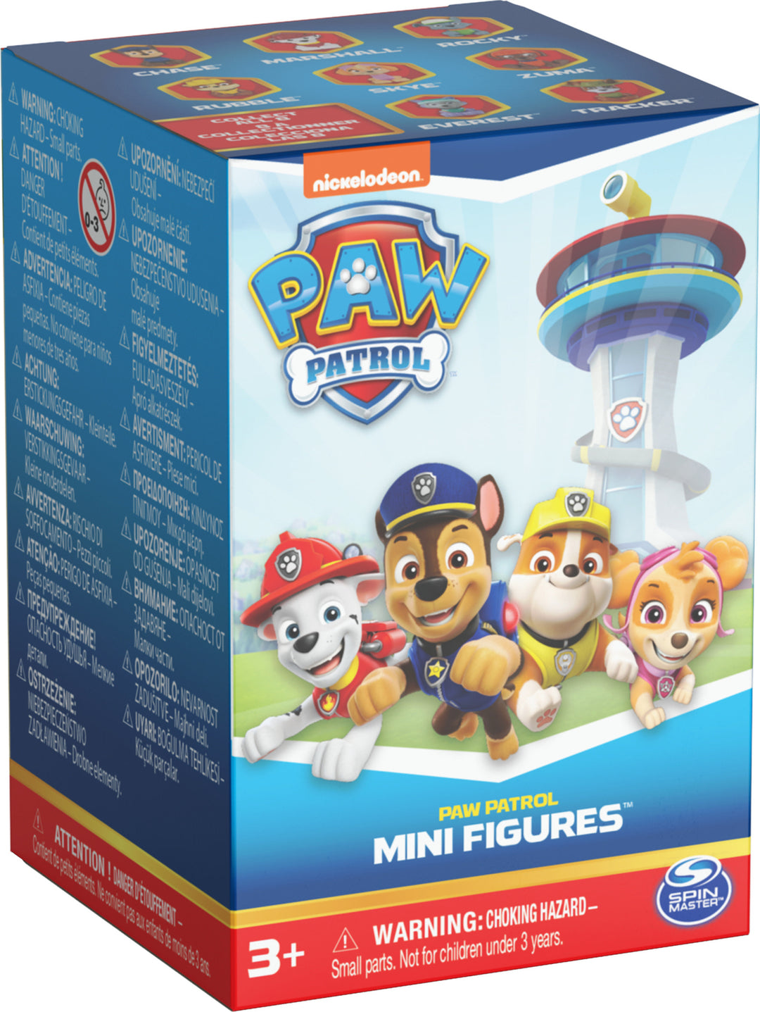 PAW Patrol , 10th Anniversary 2-inch Collectible Blind Box Mini Figure with Lookout Tower Container (Style May Vary), Kids Toys for Ages 3 and up