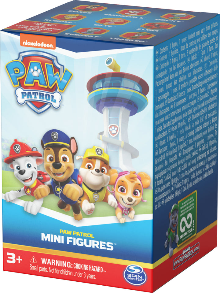 PAW Patrol , 10th Anniversary 2-inch Collectible Blind Box Mini Figure with Lookout Tower Container (Style May Vary), Kids Toys for Ages 3 and up