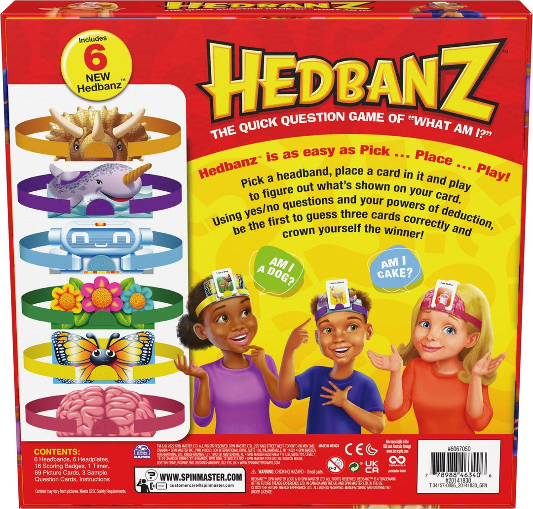 Hedbanz 2nd Edition Picture Guessing Board Game