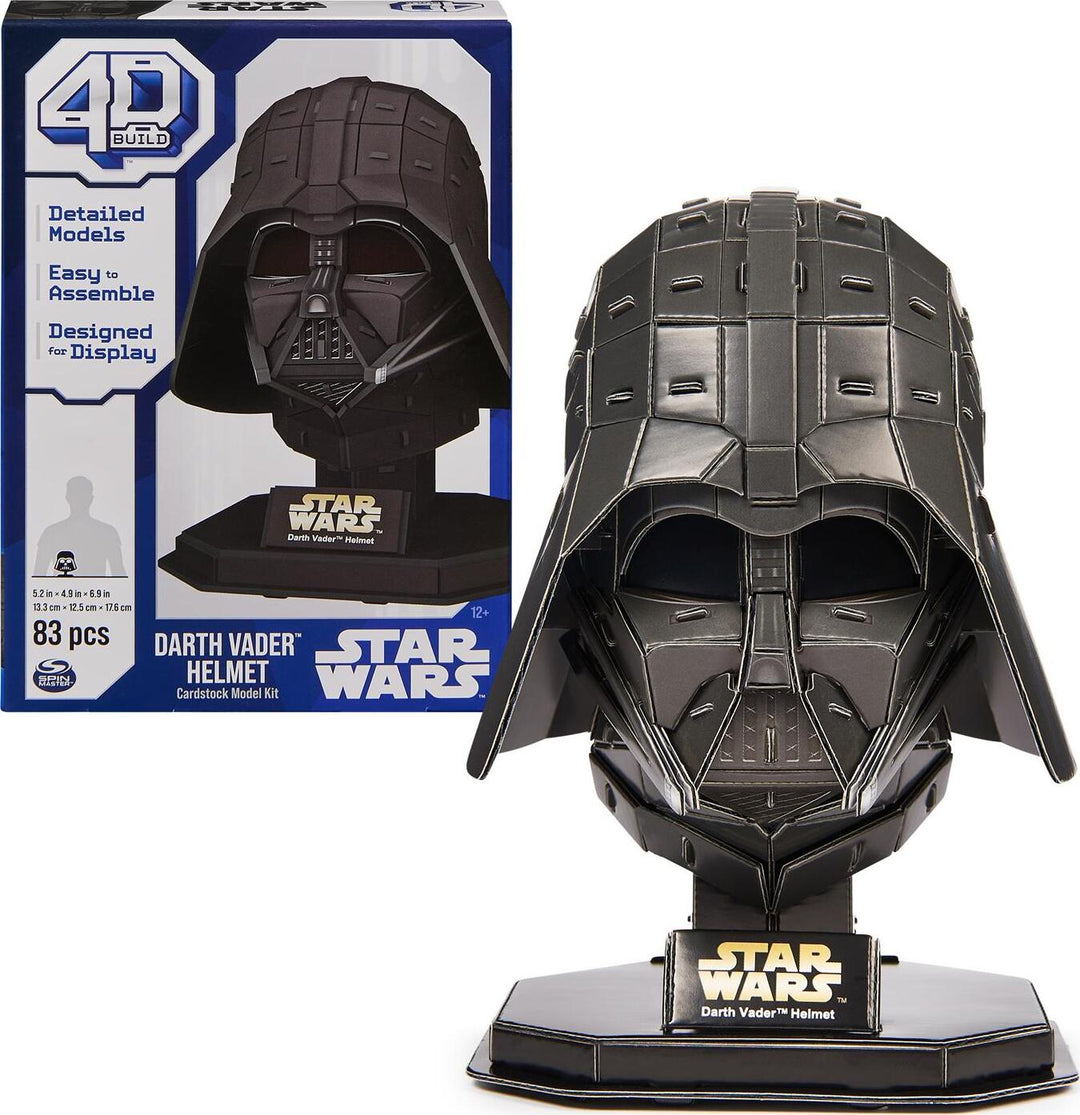 4D Build, Star Wars Darth Vader 3D Cardstock Model Kit