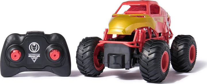 Monster Jam, Marvel Iron Man RC Monster Truck, 1:24 Scale