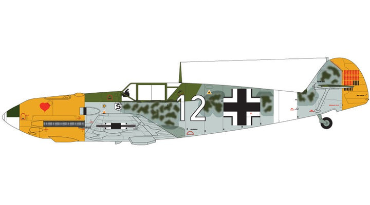 1/48 Spitfire MK VB Messerschmitt BF109E