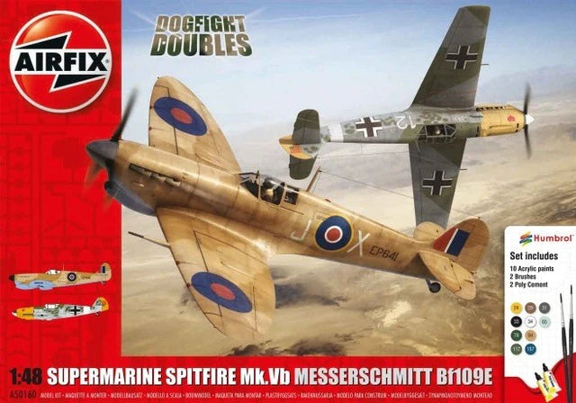 1/48 Spitfire MK VB Messerschmitt BF109E