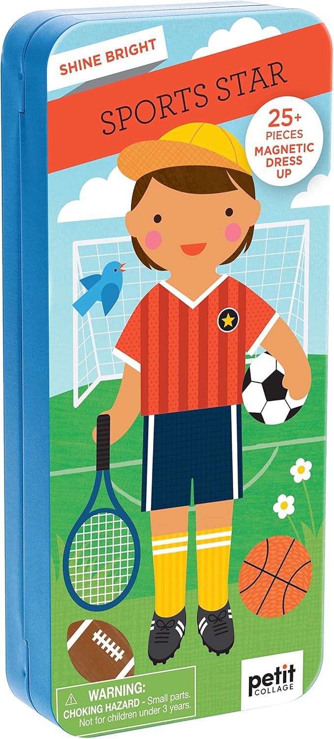 Shine Bright Sports Star: 25+ Pieces Magnetic Dress Up