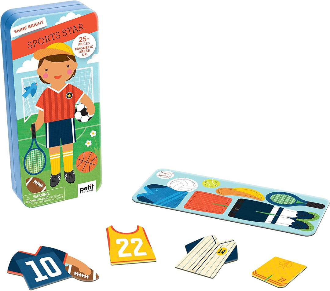 Shine Bright Sports Star: 25+ Pieces Magnetic Dress Up