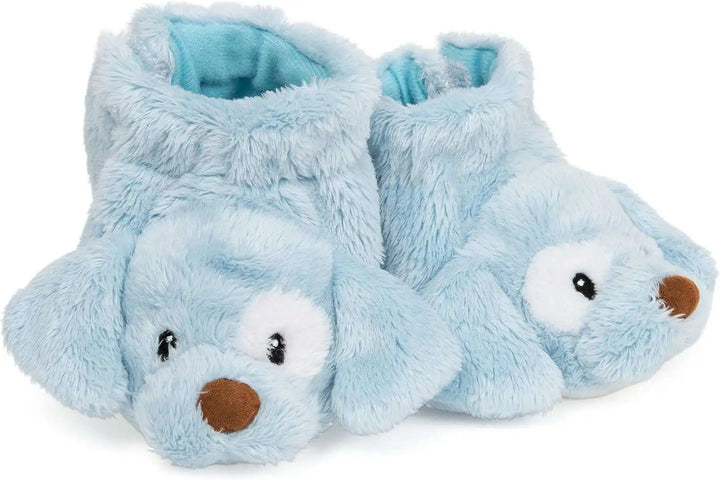 Spunky™ Rattle Booties in Blue