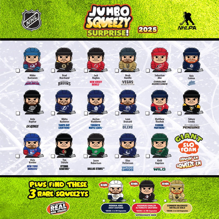 NHL Jumbo Squeezy 2025 Individual