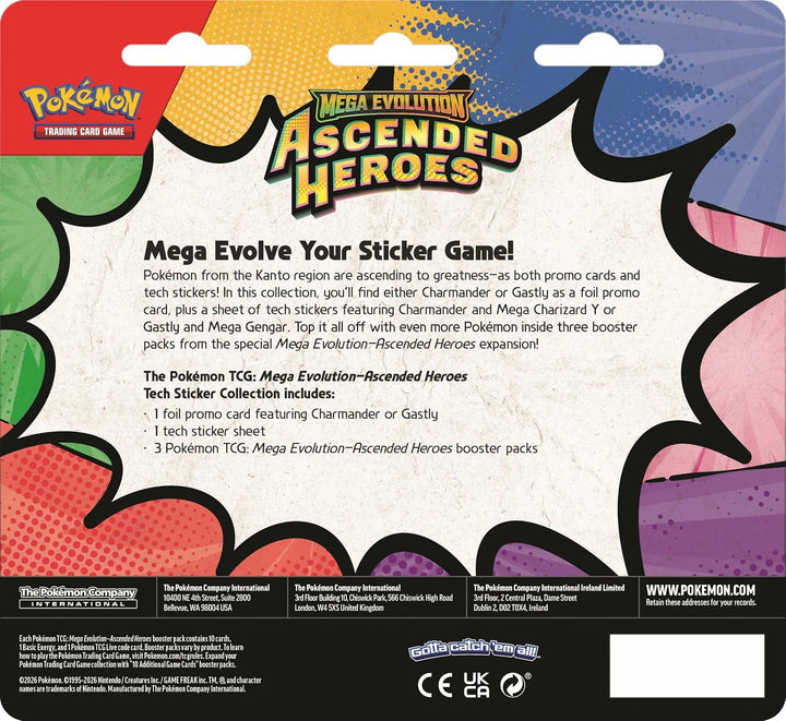 Pokemon Ascended Heroes Tech Sticker Coll