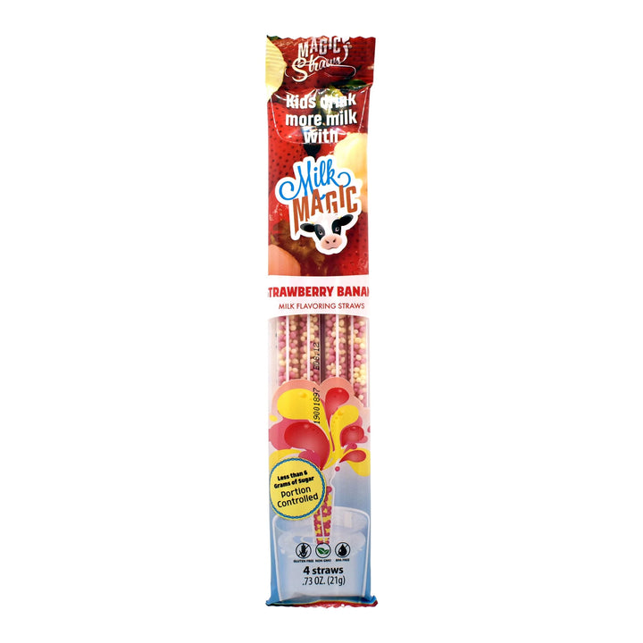 Milk Magic Strawberry Banana Straw