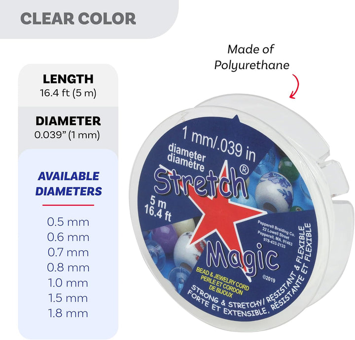 Clear Stretch Magic String Thread