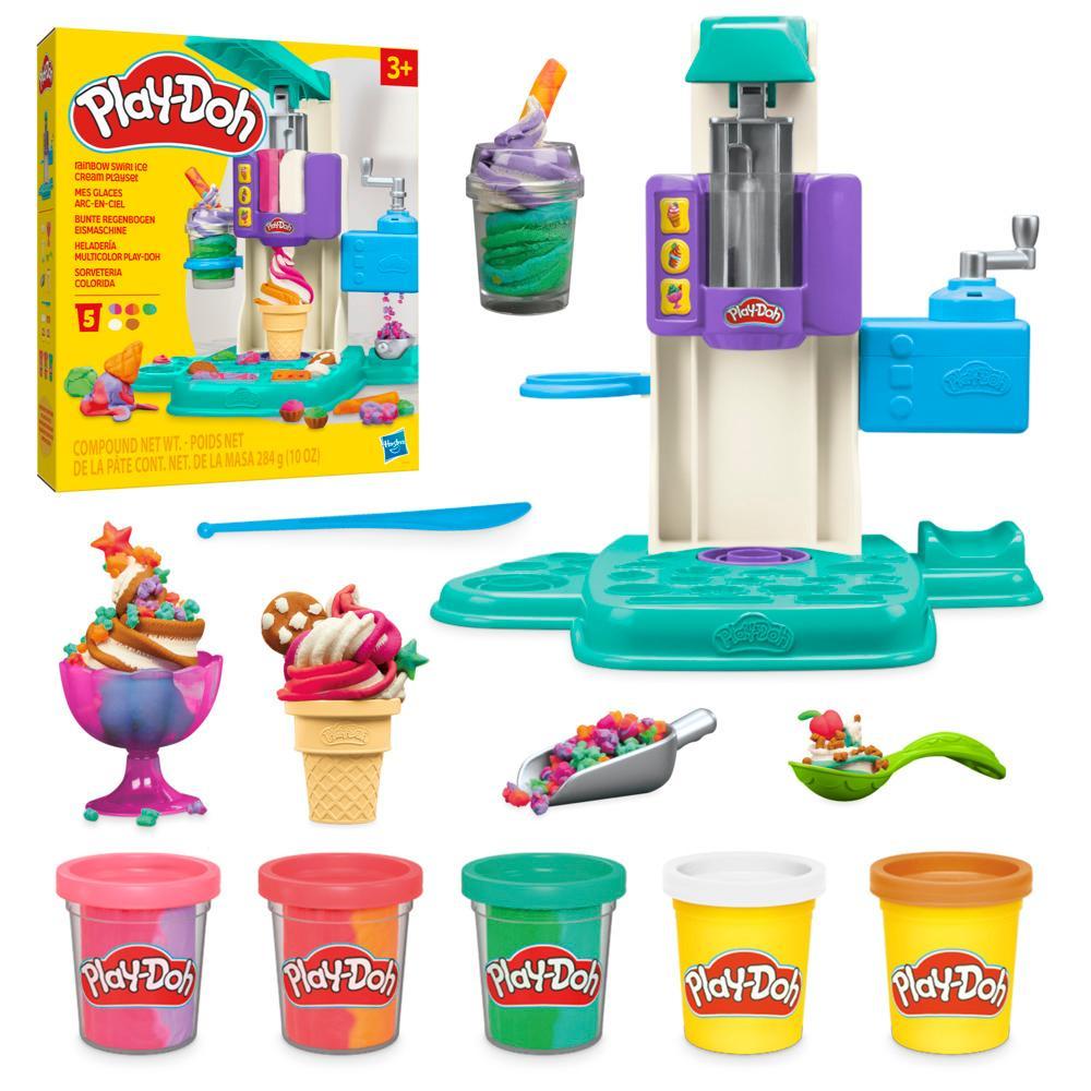 Play Doh Rainbow Swirl Ice Cream Set 4