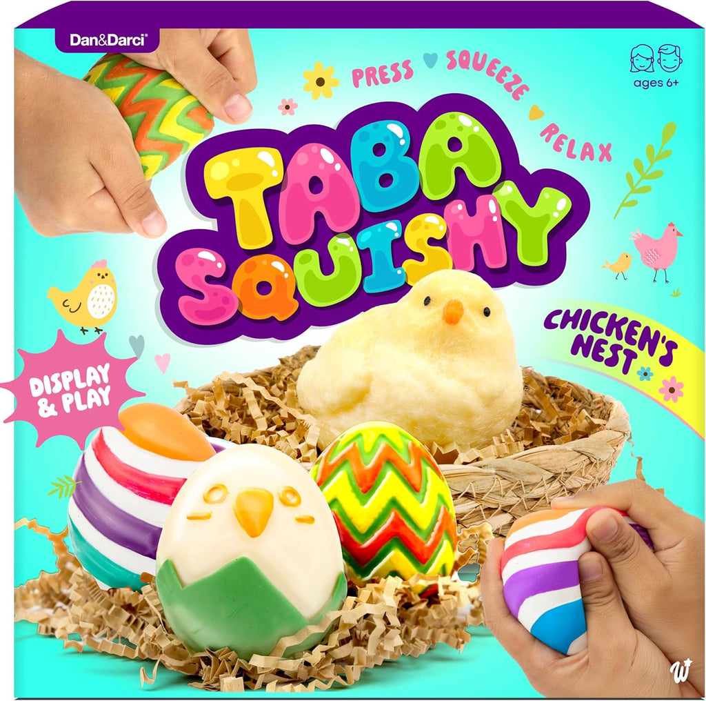 Taba Easter Chicken Nest Squishy – Stevenson's Toys & Games