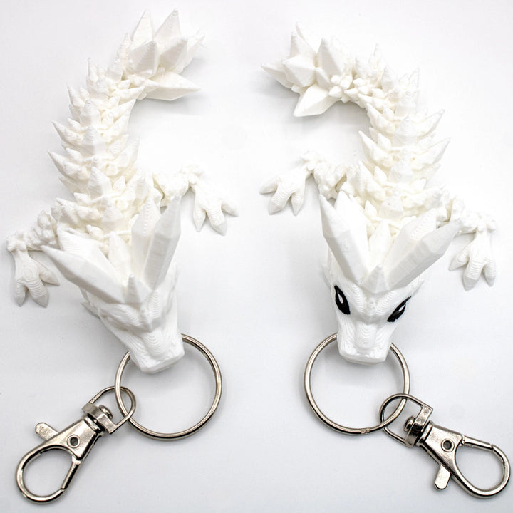 4.5In Tadling Crystal Dragon Key Chain