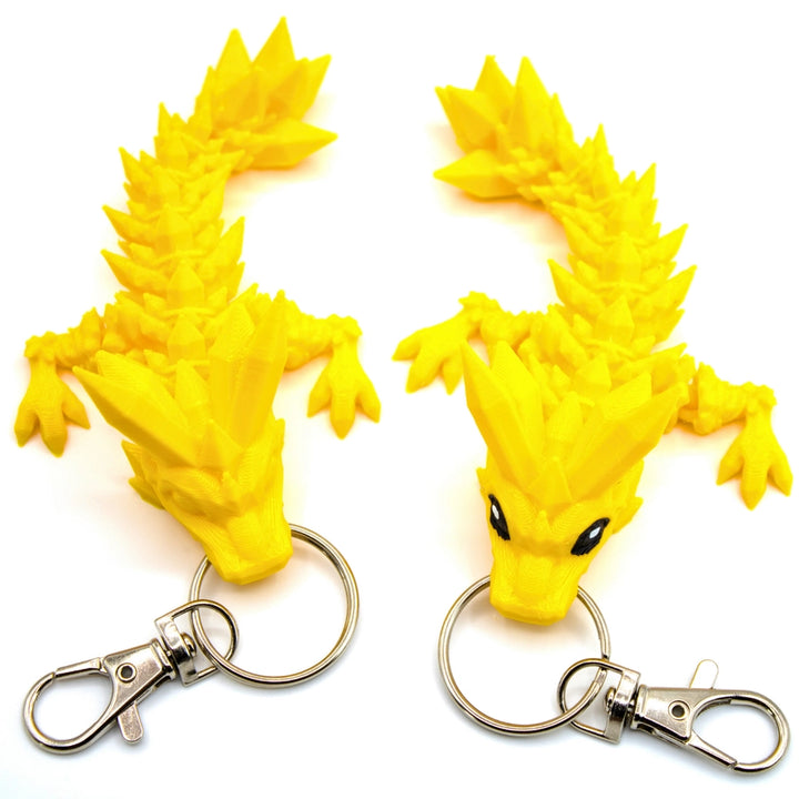 4.5In Tadling Crystal Dragon Key Chain