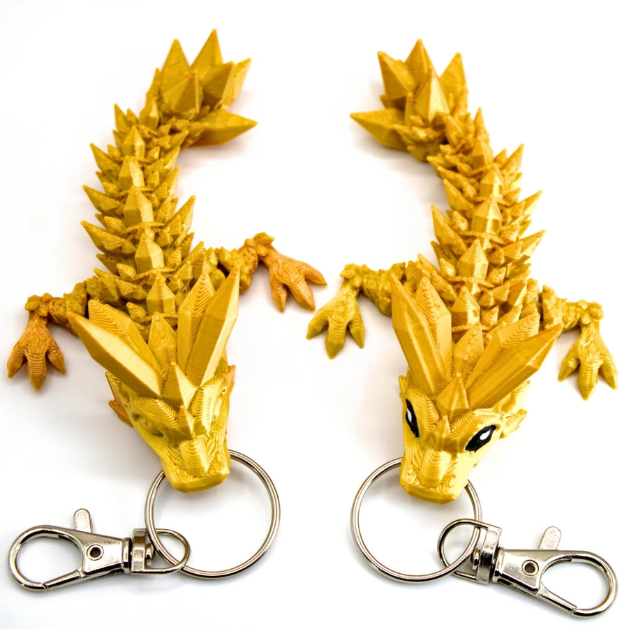 4.5In Tadling Crystal Dragon Key Chain