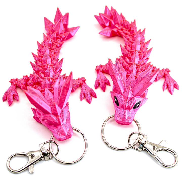 4.5In Tadling Crystal Dragon Key Chain