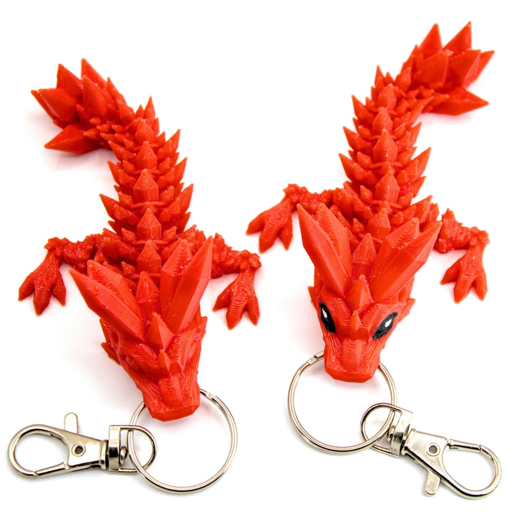 4.5In Tadling Crystal Dragon Key Chain