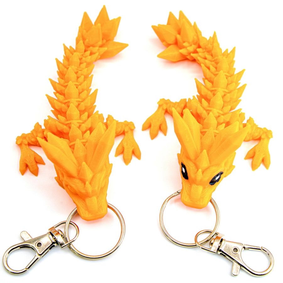 4.5In Tadling Crystal Dragon Key Chain