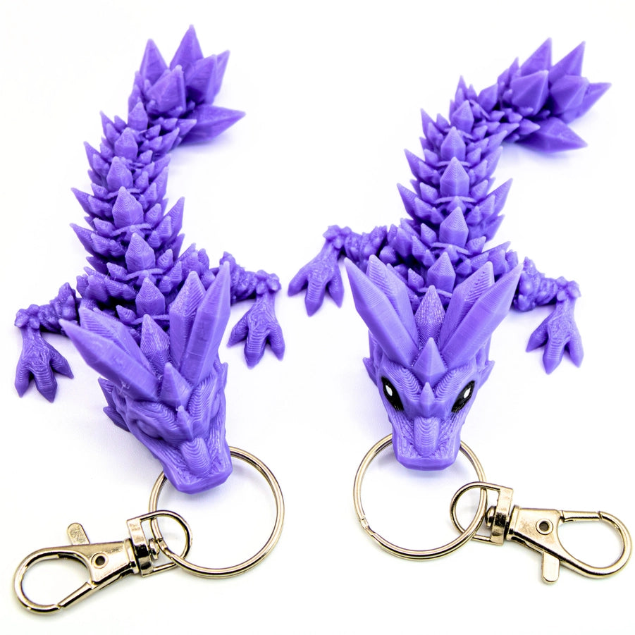 4.5In Tadling Crystal Dragon Key Chain