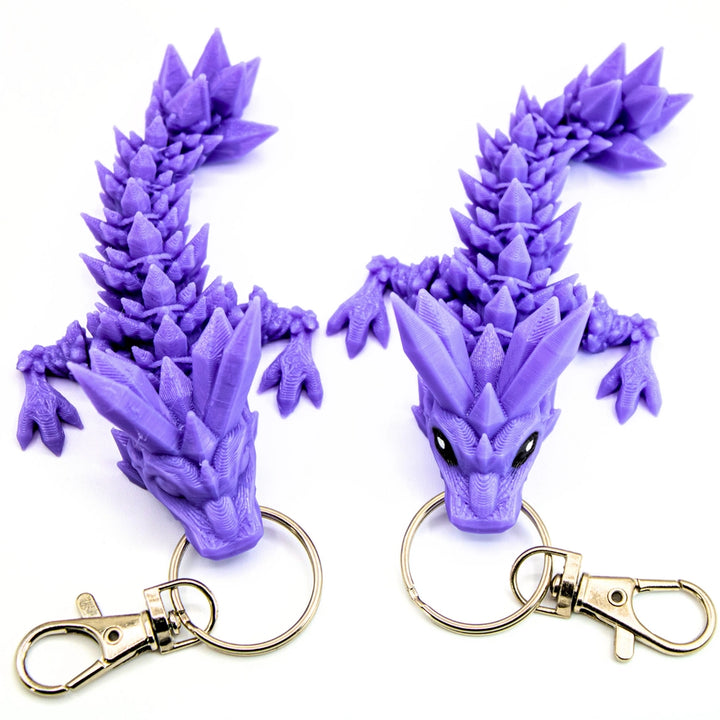 4.5In Tadling Crystal Dragon Key Chain