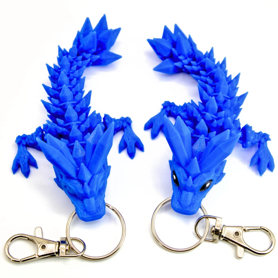 4.5In Tadling Crystal Dragon Key Chain