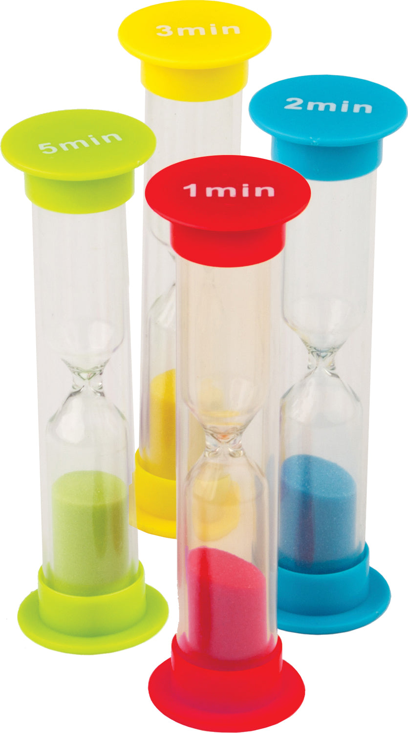 Small Sand Timers Combo 4-Pack