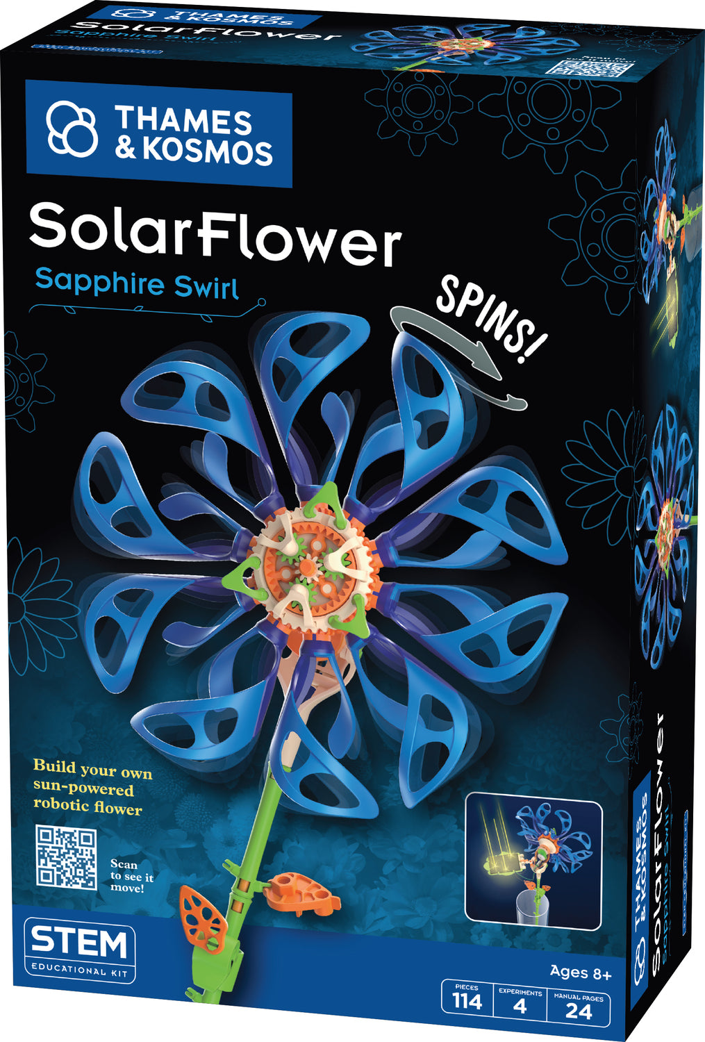 SolarFlower - Sapphire Swirl