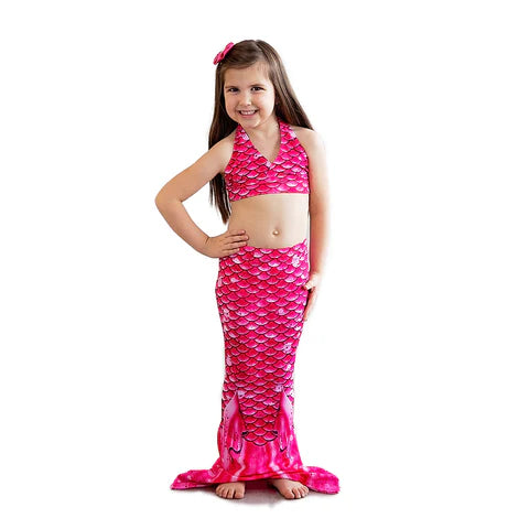 Bahama Pink Toddler Mermaid Tail 4T/5T