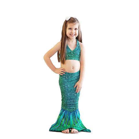 Siren Green Toddler Mermaid Tail 4T/5T