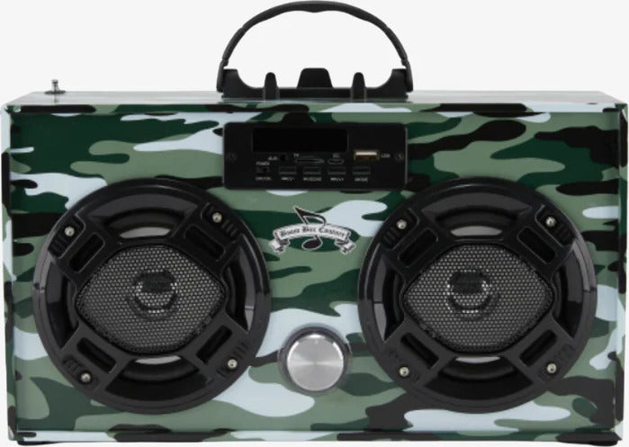 Green Camo Bluetooth Boombox