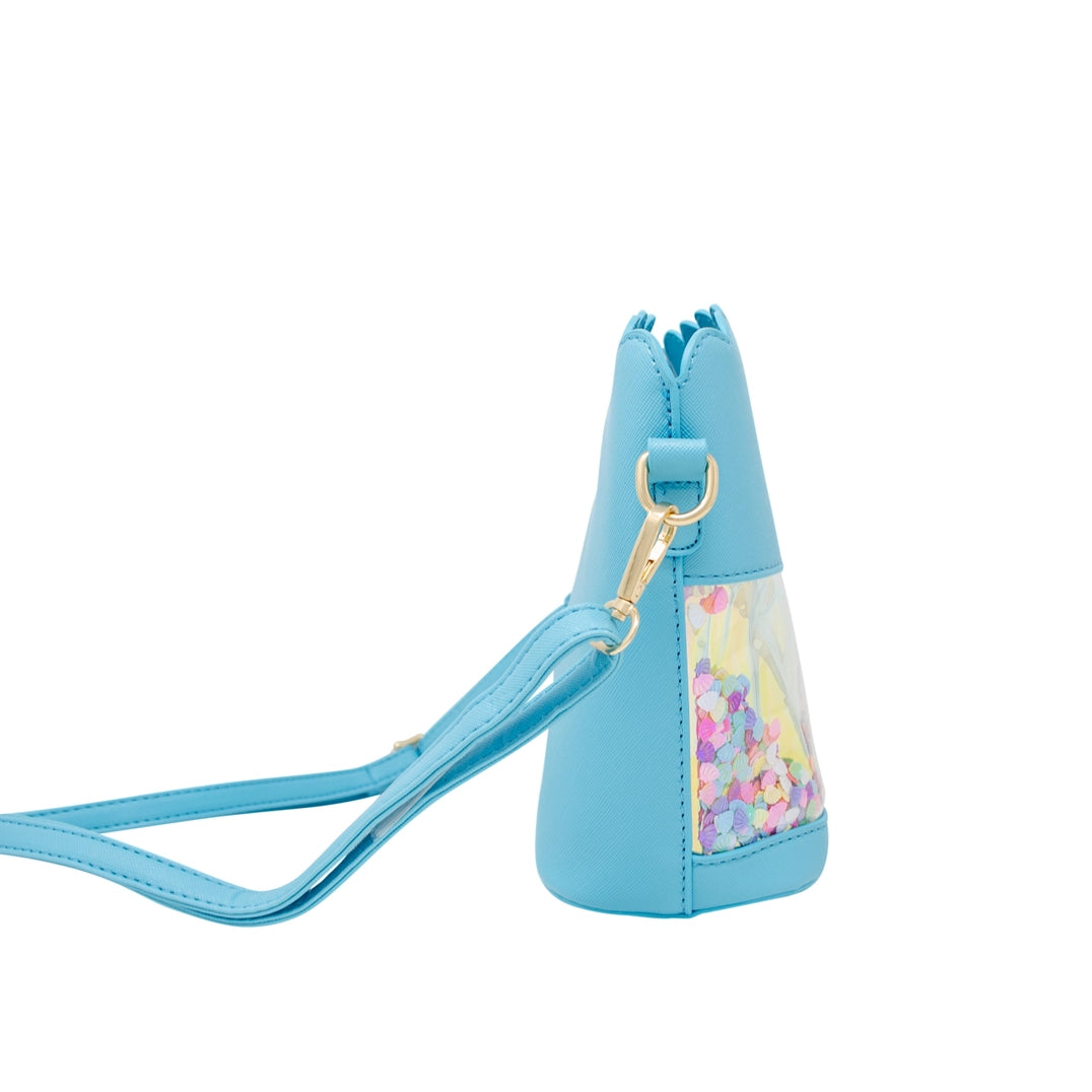 Blue Mermaid Confetti Tote Bag