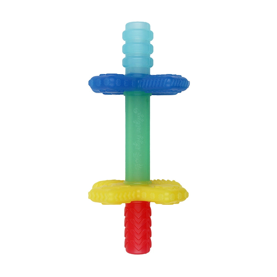 Teensy Tube Teether Bright Rainbow