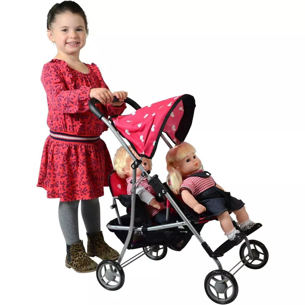 First Doll Twin Stroller