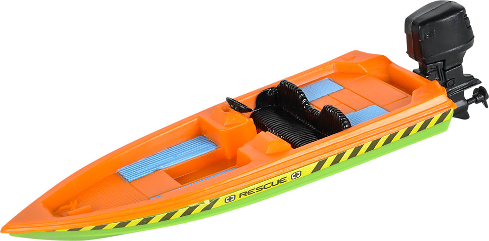 Jungle Diecast 4 X 4 Rover and Speedboat