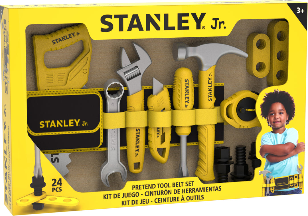 Stanley Jr. Pretend Play Tools & Toolbelt Set