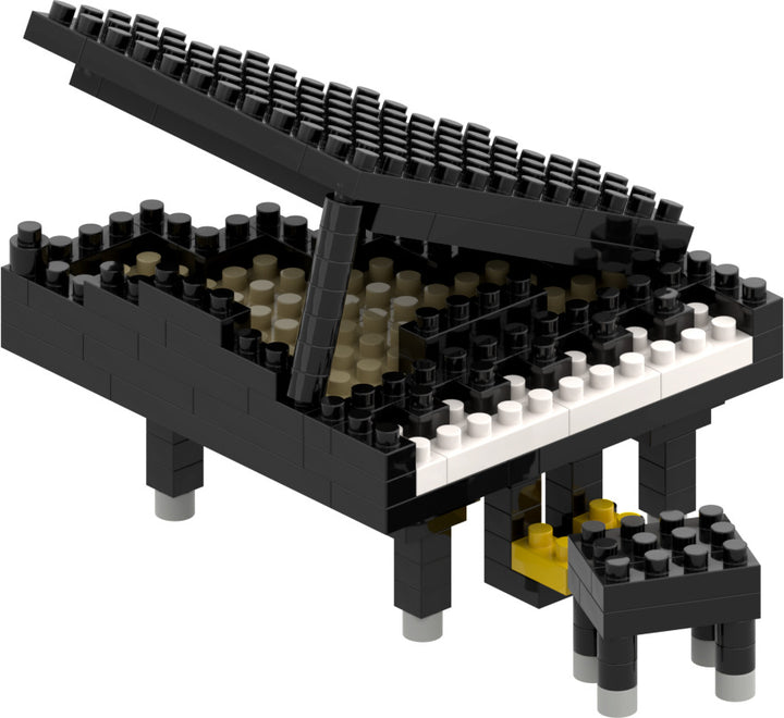 Large Zip Bag Piano Black