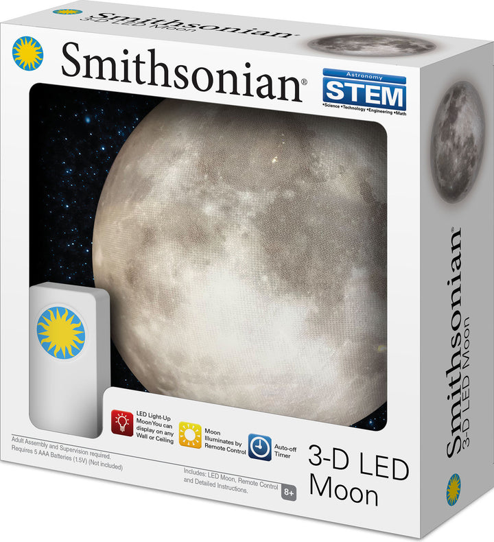 Smithsonian 3D LED 7" Moon
