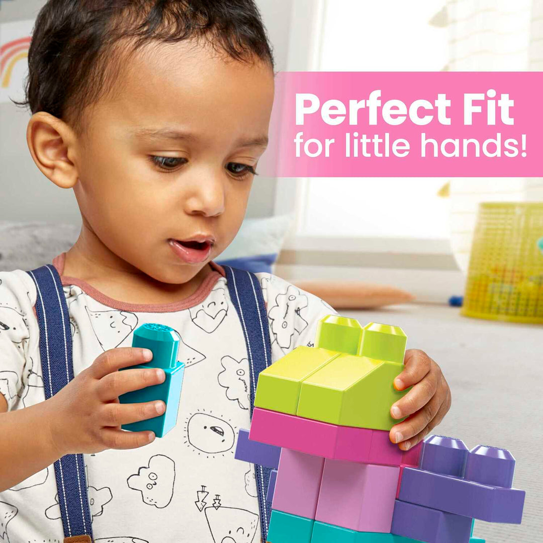 MEGA Bloks First Builders Big Building Bag Pink