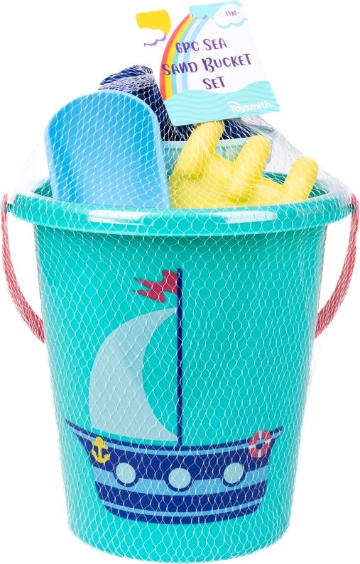 Toysmith 6PC Ship Sand Bucket Set