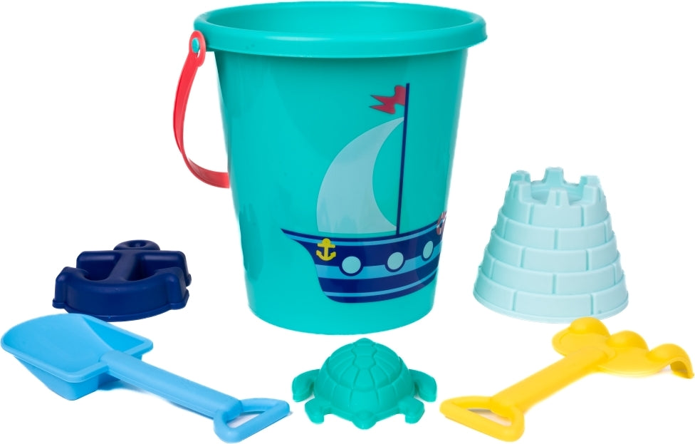 Toysmith 6PC Ship Sand Bucket Set