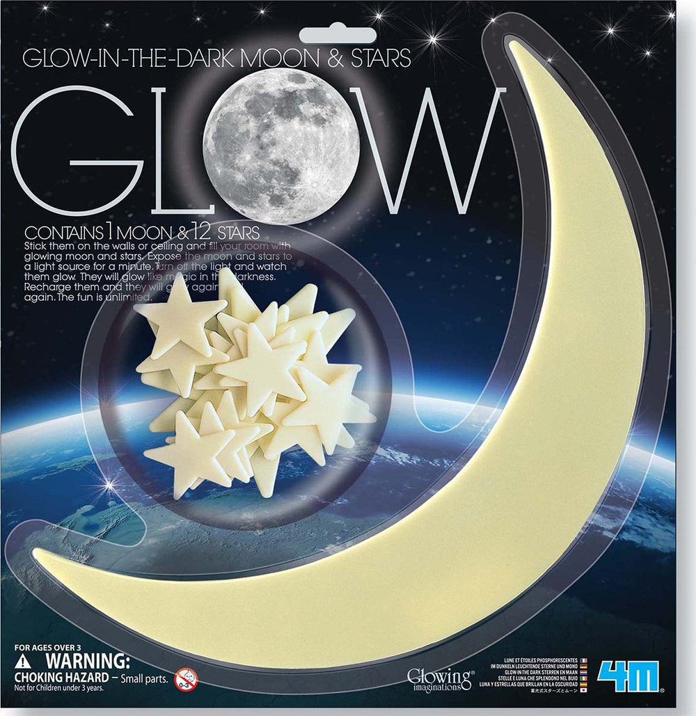 4M Glowing Imagination Glow Moon & Stars