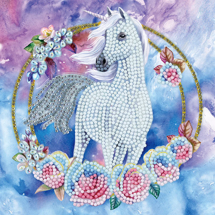 Crystal Art Card Unicorn Garland