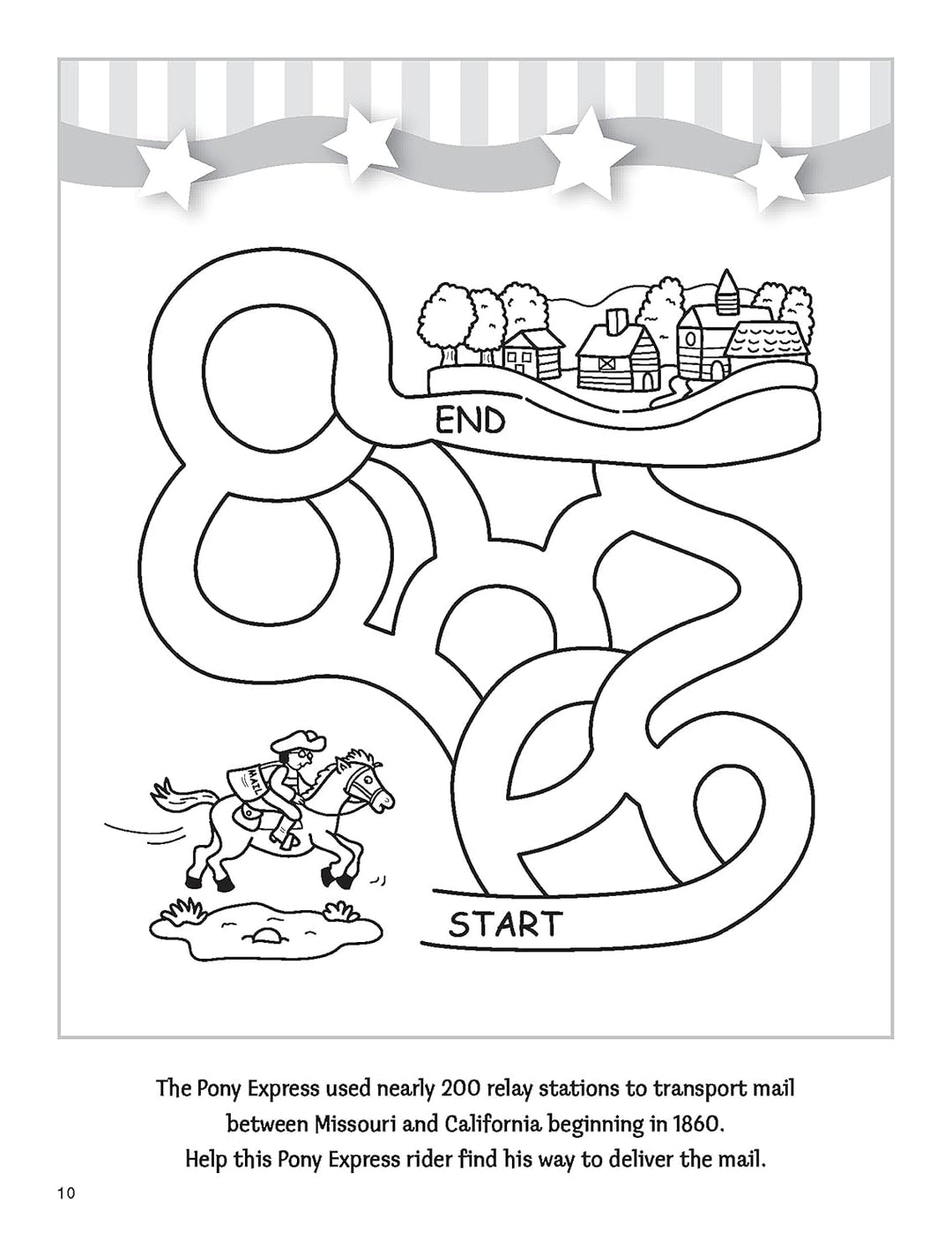 USA Puzzle Fun Activity Book