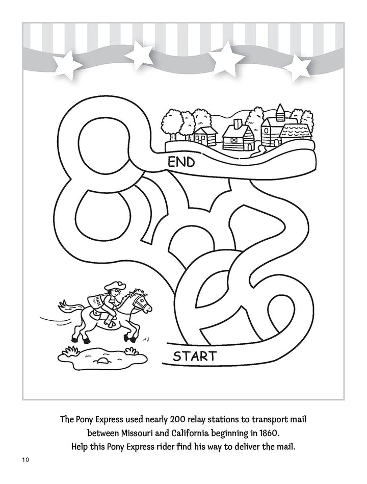 USA Puzzle Fun Activity Book