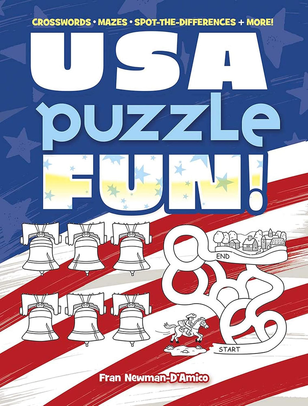 USA Puzzle Fun Activity Book