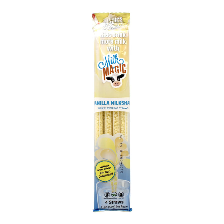 Milk Magic Vanilla Milkshake Straw
